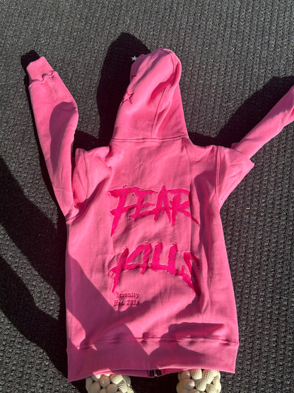 Pink on pink fear kills full zip
